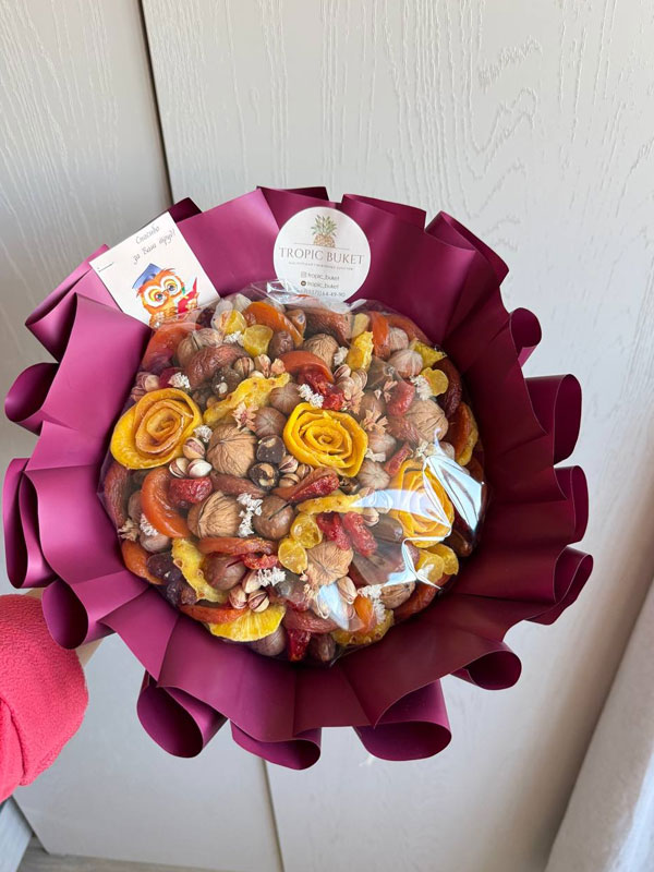 Фото Букет «Бордо» в размере S