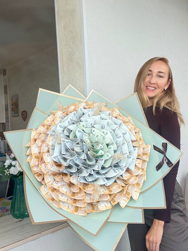 Фото Денежный букет на день рождения 