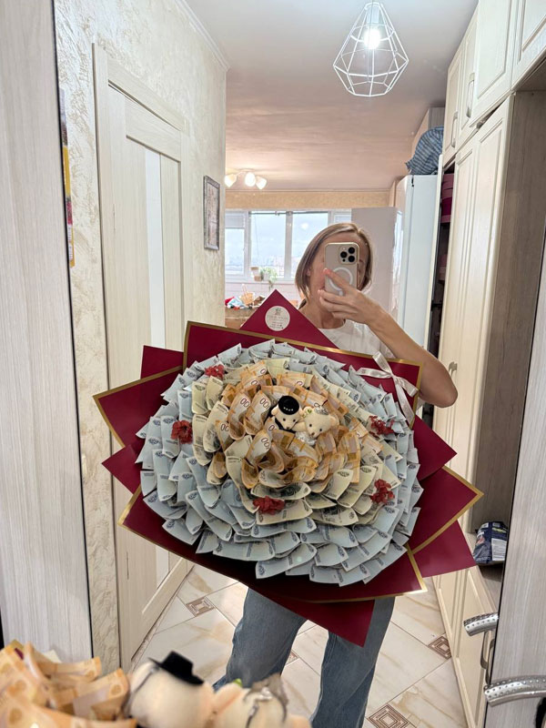 Фото Букет из настоящих денег #1