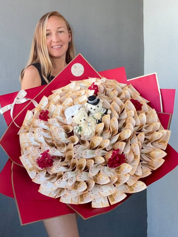 Фото Денежный букет на юбилей