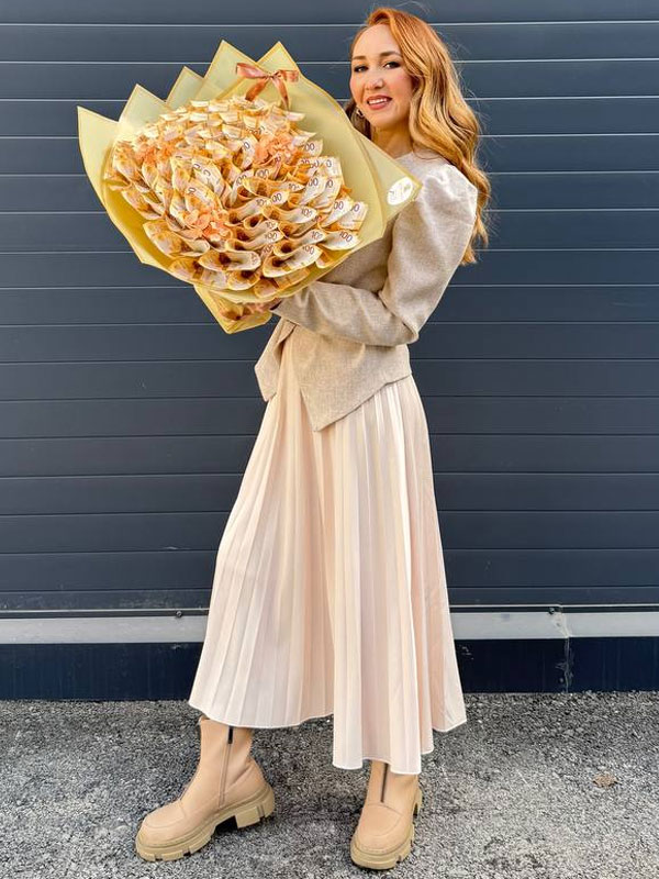 Фото Денежный букет на свадьбу №2