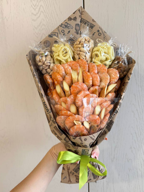 Фото Букет из креветок 